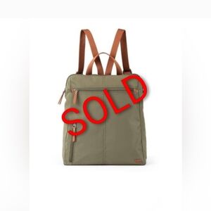 SOLD SOLD SOLD The Sak Olive Green Everyday Backpack Purse